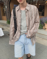 Harbor Stripe Linen Shirt