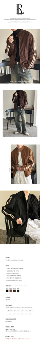 [F/W] Track suede jacket(4color)