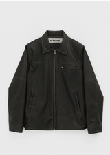 [MADE] Cuda Washing Leather Jacket