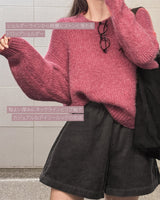 【MADE】Over size Alpaca knit