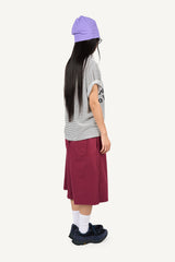Fold Tuck Bermuda Pants