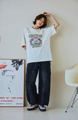 26SS★ピーチ サマー ショートスリーブ Tシャツ