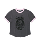 ダブルインベーダーリンガーSS Tシャツ CHARCOAL(CV2FMFT511A)