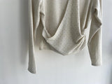 Lodi dot off-shoulder knit 