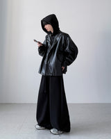 Pheno Washed Leather Parka