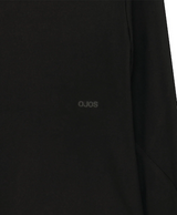 モックネックTシャツ/ブラック