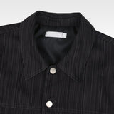 Stripe Trucker Denim Jacket 2COLOR