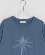 [unisex] ユヒカスターパッチオーバー半袖Tシャツ
