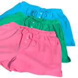 summer button shorts