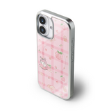 [MADE]Peach TTURUBY MagSafe Glass Bumper Phone Case