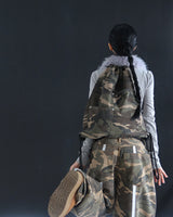 [UNISEX] Camo Military Rope Cargo Backpack