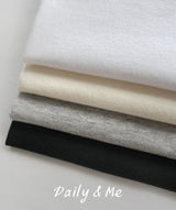 Basic Cotton Plain (6colors)