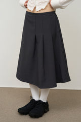 (W) Records Pleats Skirt