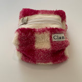 Clam ラウンドポーチ_ベリークリームチーズソフトファー