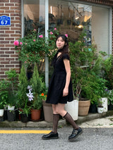 [made by fling] butterfly one-piece (black)