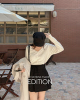 【MADE】V-neck Knit cardigan