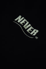 Never ending waves hoodie  black