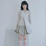 リベットクロスバッグ(light grey)