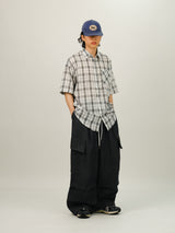 AD Non-fade Big Cargo Denim Pants