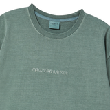 25SS シンプルロゴピグメントショートスリーブTシャツ ライトグリーン