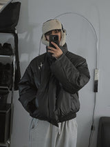 ASCLO ブローチレザーパデッドジャンパー