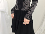 vintage knit lace skirt