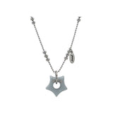 gleaming little star berry necklace [silver]