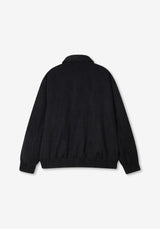 OOD スエードオーバーフィットブルゾンジャケット