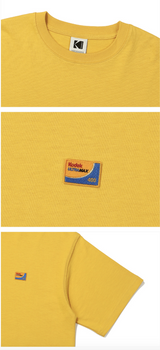 Film Graphic Semi-Oversized Fit Short-Sleeved T-shirt【YELLOW】
