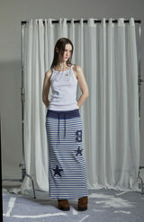 STRIPE LONG SKIRT