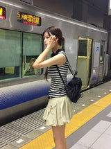 Nabo Pocket Shirring Balloon Mini Skirt