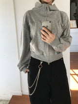 Labo High Neck Hooded Zip-Up (7c)
