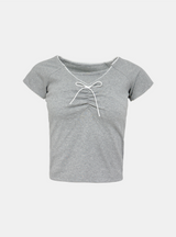 エリサリボンシャーリングTシャツ