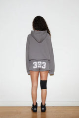 Sporty 333 hoodie - charcoal