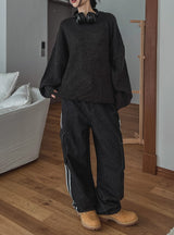 Elmo Side Line Cargo Denim Pants
