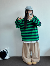 4000SOLD NYLON PINTUCK PANTS