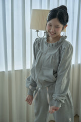 Lovely frills zip up