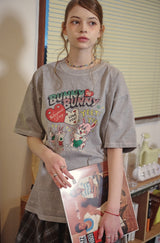 バニーニーピグメント半袖Tシャツ