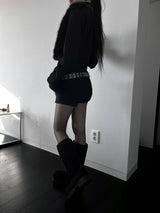 モヘアマイクロショートパンツ(2color)