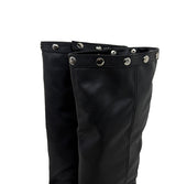 Snap Buckle Slouch Boots