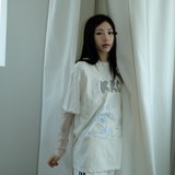 KIRIGIRL BOXY T-SHIRT _IVORY