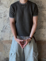 City Ringer Waffle Short Sleeve T-Shirt 3C