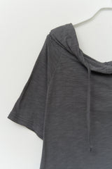 (W) バレン フーデッド トップ