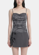 Sorel Lace Ruched Cami