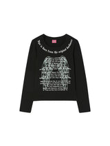 SCOOP NECK L/S BLACK