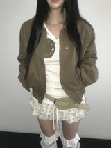 virginia suede blouson 