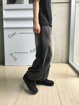 Ramie Brush Balloon Denim Pants 5C