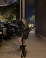 Overfit boa jacket