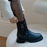 Tina Two Belt Chelsea Boots_B2541