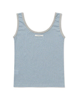スター コントラスト スリーブレス(BLUE)